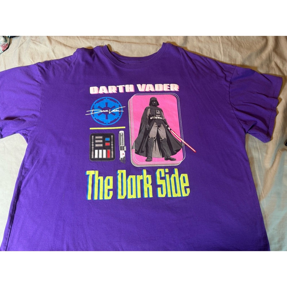 Star Wars Her Universe Darth Vader Size 3XL Purple Dark Side Graphic Tee